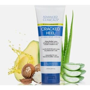 Advanced Clinicals Cracked Heel Foot Cream Moisturizer
